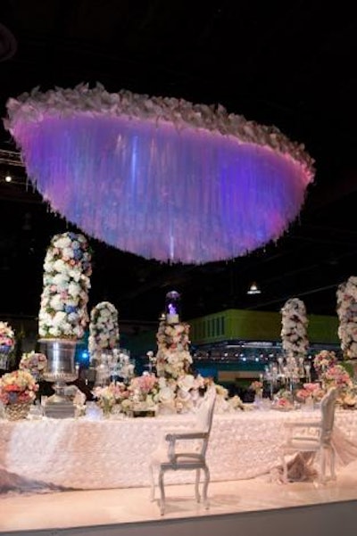 'The Cinderella-inspired display at this year's P.H.S. Philadelphia Flower Show blew me away. Together, the larger-than-life floral displays, lush table linen, and candlelit centerpieces dripping with jewels created the grandest wedding design I've ever seen. All that was missing was Prince Charming!' —Amy Gordon, contributing editor