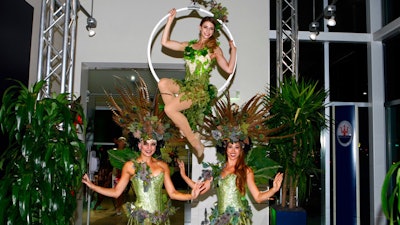 Jungle Aerial Performers and Garden Greeters