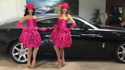 Pink Party Performers at Rolls Royce Event