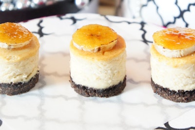 Chicago-based catering firm Truffleberry Market serves up a frozen version of classic Bananas Foster.