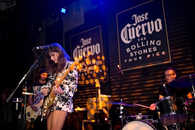 A surprise performance by Best Coast at the Sayers Club capped off the tour bus event.