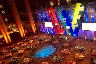 The National Building Museum provided a spectacular backdrop for the evening’s celebration. The museum is a blank canvas on which Windows Catering was able to design a truly memorable evening.