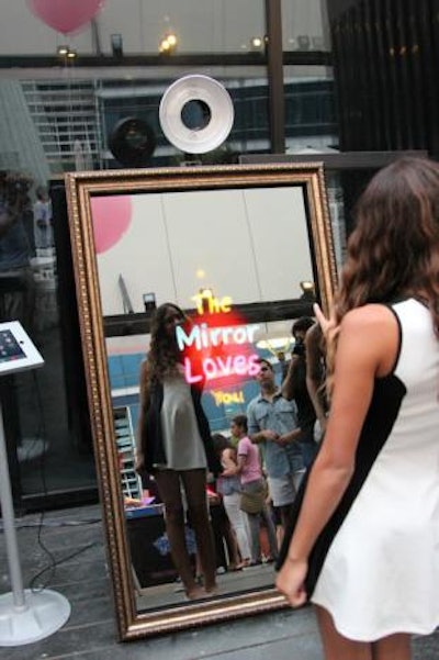 3. Mirror Me Booth