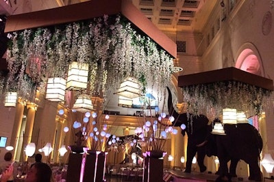 'Another event that really stood out to me was the Field Museum’s Women’s Board Gala in Chicago. To honor the museum’s new permanent exhibition, the Cyrus Tang Hall of China, designers from HMR brought in beautifully evocative decor, including a canopy of pink cherry blossoms that hung above the dance floor.' —Jenny Berg, senior editor