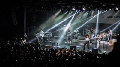 Janelle Monae sponsored by Samsung at the PlayStation Theater