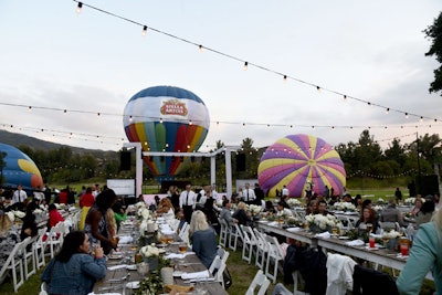 Stella Artois launched its 'Host Beautifully' campaign in Los Angeles in May with an open-air event where guests could float above the crowd in tethered hot-air balloons that were branded with the beer brand’s logo.