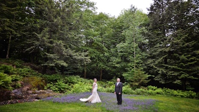 Swoon Worthy Couple In A Meadow Of Lavender