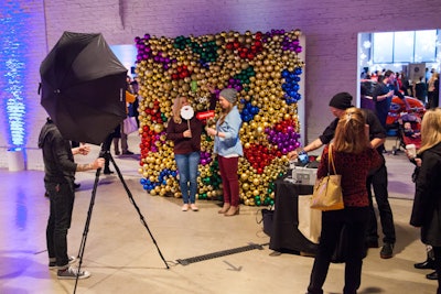 Tasting Table's Holiday Ornament Photo Booth