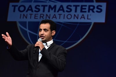 Mohammed Qahtani’s winning speech at the Toastmasters’ 2015 World Championship of Public Speaking made the organization’s list of the year’s most buzzworthy speeches. The organization cited the speech as “powerful, with a lot of humor and a message that everyone in the audience latched on to.”