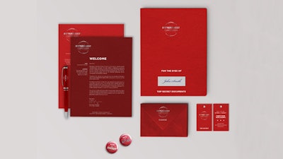 Campari calendar 2016 welcome kit design mockup