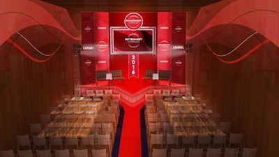 Campari 2016 calendar launch press event rendering