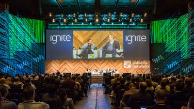 Custom designed stage at the 2015 Ignite Conference