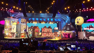 Staging for MTV Movie Awards