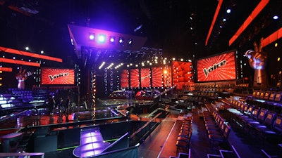 Custom staging for NBC’s The Voice.