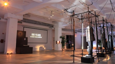 Venue57 - an #AESNYC venue - Product Launch using Built-in Projection Screen