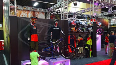 Troy Lee Designs trade show booth.