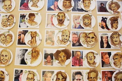 Pancake artist Nathan Shields of Saipancakes created more than 70 pancake portraits during the event.