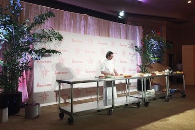 The Beverly Hilton’s executive chef, Troy N. Thompson, will prepare the food for the awards.