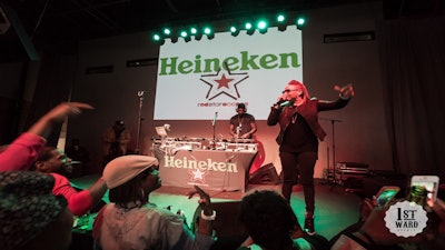 Heineken's Red Star Event Series featured performances from Talib Kweli, Rakim, and Kid Capri.
