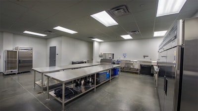 The kitchen at the Victoria College Conference & Education Center.