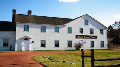 The exterior of the Oliver Wight Tavern.