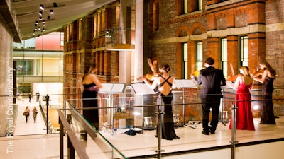 Glenn Gould students performed in the entrance of the Gala Reception at the Royal Conservatory.