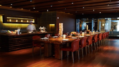 The Matsu private dining room.