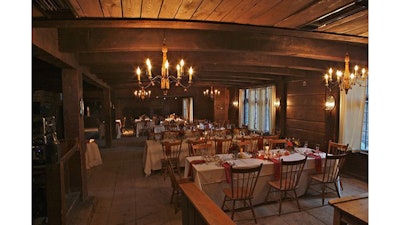 A reception in the Bullard Tavern Great Room