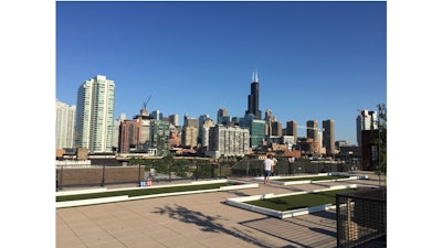 Rooftop bocce.