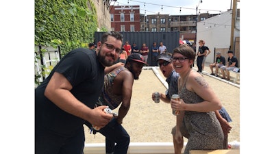 Bocce league at Parson's Chicken & Fish.