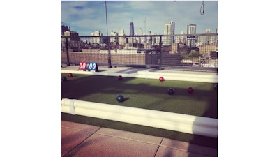 Rooftop bocce.