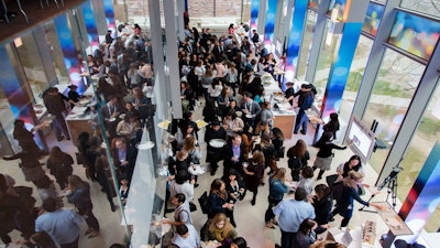 The cocktail reception for Facebook IQ Live, which was held in the Galleria Lower Level.
