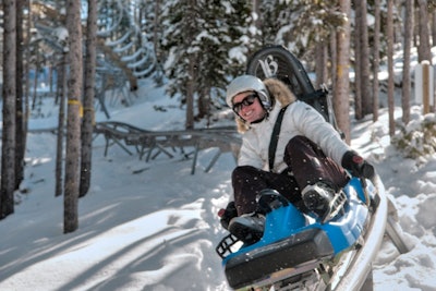 Snow-Coasting in Breckenridge