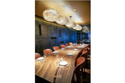 One of zuma New York's unique private dining spaces.