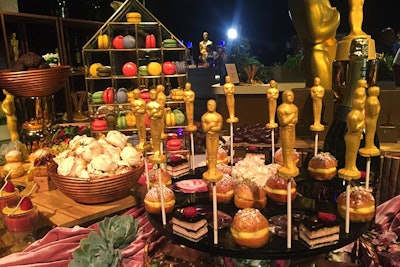 Several of Puck's menu items will take the form of Oscar statuettes.
