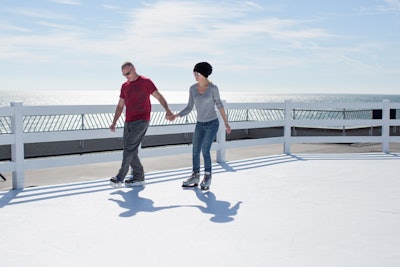 Ice-Skating at Gurney's Montauk Resort & Seawater Spa