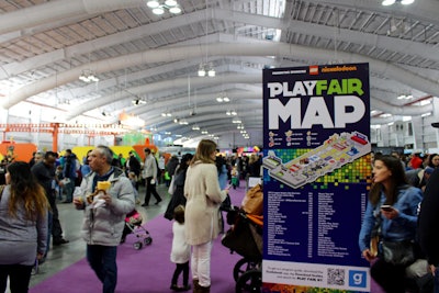 The first Play Fair took place at Javits Center North in New York on February 13 and 14. The family-friendly event was open to the public and included entertainment, activities, and other experiences from brands like Lego, Nickelodeon, Crayola, and Hasbro.
