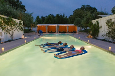 Floating Meditation at Solage Calistoga