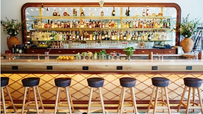 The interior bar at Marion
