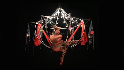 A Caged Beauty aerial diva