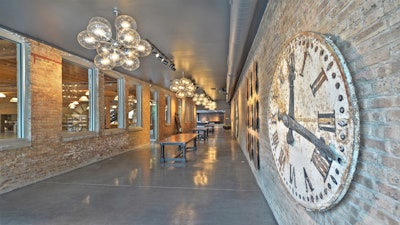 The Gallery has a view of the Ravenswood Room.