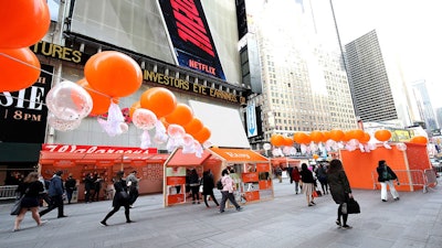 MKG for Etsy. Etsy IPO Takeover project in Times Square, New York City (2015)