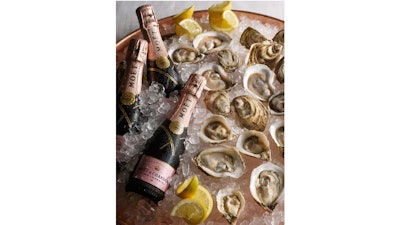 Champagne and oysters offered at Bouchon’s extensive raw bar are always a party-pleaser.