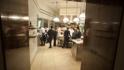 Per Se’s kitchen is always open to guests, and a tour is welcomed during buyouts.