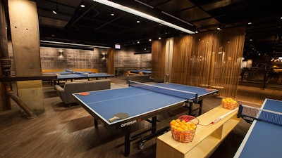 Ping pong tables for days. SPiN has 20 ping pong tables.