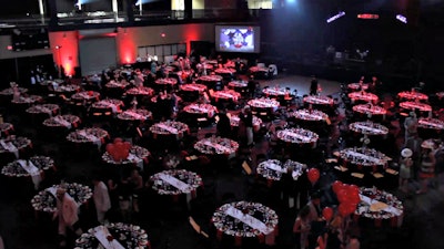 Sit-down gala for 500 guests.