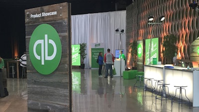 The QuickBooks Tour included moveable/reconfigurable components to adapt to different venues in each city.