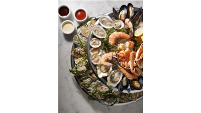 Bouchon’s raw bar offers one of the widest selections of seafood in Los Angeles.