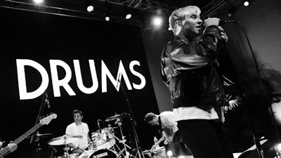 The Drums in Studio A.