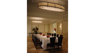 Per Se’s West Room is a sophisticated private dining option for business meetings or presentations.